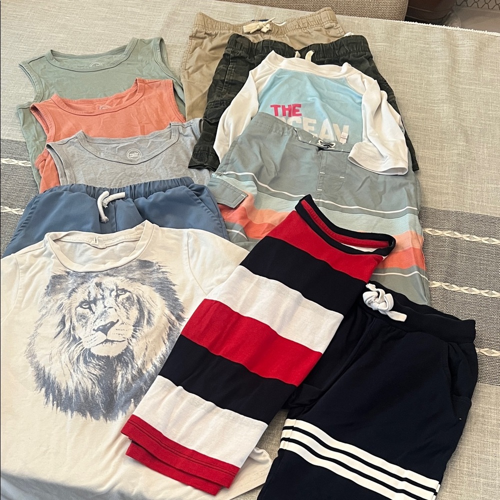 Colorful Kids Clothing Set with Lion Print